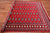 Red 6' 7" X 7' 10" Silky Bokhara Handmade Wool Rug - Q24771