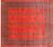Rust 6' 8" X 7' 8" Silky Bokhara Hand Knotted Wool Rug - Q24775