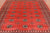 Rust 6' 8" X 7' 8" Silky Bokhara Hand Knotted Wool Rug - Q24775