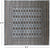 Grey 8' Square Silky Bokhara Hand Knotted Wool Rug - Q24779