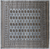 Grey 8' Square Silky Bokhara Hand Knotted Wool Rug - Q24779