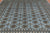 Grey 8' Square Silky Bokhara Hand Knotted Wool Rug - Q24779