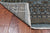 Grey 8' Square Silky Bokhara Hand Knotted Wool Rug - Q24779