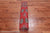 Red 8' Square Silky Bokhara Handmade Wool Rug - Q24780