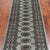 Grey 2' 6" X 6' 9" Runner Silky Bokhara Hand-Knotted Wool Rug - Q24785