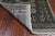Grey 2' 6" X 6' 9" Runner Silky Bokhara Hand-Knotted Wool Rug - Q24785