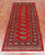 Red 2' 7" X 6' 0" Runner Silky Bokhara Hand Knotted Wool Rug - Q24786