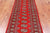Red 2' 7" X 6' 0" Runner Silky Bokhara Hand Knotted Wool Rug - Q24786