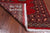 Red 2' 6" X 6' 8" Runner Silky Bokhara Handmade Wool Rug - Q24788