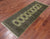 Green 2' 6" X 6' 9" Runner Silky Bokhara Handmade Wool Rug - Q24789