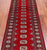 Red 2' 6" X 7' 0" Runner Silky Bokhara Handmade Wool Rug - Q24790