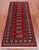 Red 2' 4" X 6' 2" Silky Bokhara Hand-Knotted Wool Runner Rug - Q24793