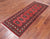 Pink 2' 6" X 6' 7" Runner Silky Bokhara Hand Knotted Wool Rug - Q24795