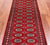 Red 2' 8" X 6' 11" Silky Bokhara Handmade Wool Runner Rug - Q24796