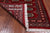 Red 2' 8" X 6' 11" Silky Bokhara Handmade Wool Runner Rug - Q24796