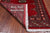 Red 2' 5" X 6' 11" Runner Silky Bokhara Handmade Wool Rug - Q24798