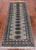 Grey 2' 6" X 7' 4" Silky Bokhara Handmade Wool Runner Rug - Q24799