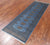 Blue 2' 5" X 7' 5" Silky Bokhara Handmade Wool Runner Rug - Q24800
