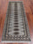 Grey 2' 5" X 7' 6" Runner Silky Bokhara Hand Knotted Wool Rug - Q24802