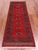 Red 2' 6" X 7' 9" Silky Bokhara Hand-Knotted Wool Runner Rug - Q24803