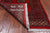 Red 2' 6" X 7' 9" Silky Bokhara Hand-Knotted Wool Runner Rug - Q24803