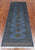 Blue 2' 6" X 7' 3" Silky Bokhara Handmade Wool Runner Rug - Q24806