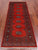 Rust 2' 7" X 7' 4" Runner Silky Bokhara Handmade Wool Rug - Q24810