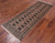 Light Brown 2' 8" X 7' 1" Runner Silky Bokhara Hand-Knotted Wool Rug - Q24815