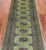Green 2' 6" X 7' 7" Runner Silky Bokhara Handmade Wool Rug - Q24825