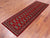 Red 2' 7" X 8' 0" Runner Silky Bokhara Hand-Knotted Wool Rug - Q24827