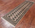 Beige 2' 7" X 8' 5" Runner Silky Bokhara Hand Knotted Wool Rug - Q24828