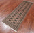 Light Brown 2' 7" X 7' 9" Runner Silky Bokhara Hand Knotted Wool Rug - Q24838