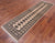 Beige 2' 7" X 9' 1" Runner Silky Bokhara Hand Knotted Wool Rug - Q24848