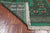 Green 2' 7" X 9' 8" Runner Silky Bokhara Hand-Knotted Wool Rug - Q24857