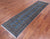 Blue 2' 6" X 9' 10" Silky Bokhara Handmade Wool Runner Rug - Q24860