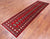 Red 2' 7" X 9' 6" Silky Bokhara Hand Knotted Wool Runner Rug - Q24862