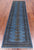 Blue 2' 7" X 9' 11" Silky Bokhara Handmade Wool Runner Rug - Q24864