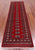 Red 2' 7" X 9' 11" Runner Silky Bokhara Handmade Wool Rug - Q24865