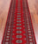 Red 2' 7" X 9' 11" Runner Silky Bokhara Handmade Wool Rug - Q24865