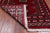 Red 2' 7" X 10' 3" Runner Silky Bokhara Hand Knotted Wool Rug - Q24870