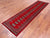 Red 2' 6" X 9' 10" Silky Bokhara Handmade Wool Runner Rug - Q24876