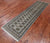 Grey 2' 6" X 9' 6" Runner Silky Bokhara Hand Knotted Wool Rug - Q24881