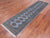 Grey 2' 7" X 9' 9" Silky Bokhara Hand-Knotted Wool Runner Rug - Q24888