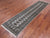 Grey 2' 6" X 10' 3" Silky Bokhara Hand-Knotted Wool Runner Rug - Q24893