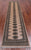 Ivory 2' 7" X 12' 0" Runner Silky Bokhara Hand Knotted Wool Rug - Q24903