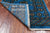 Blue 2' 7" X 12' 2" Runner Silky Bokhara Handmade Wool Rug - Q24905