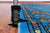 Blue 2' 7" X 12' 2" Runner Silky Bokhara Handmade Wool Rug - Q24905