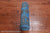 Blue 2' 7" X 12' 2" Runner Silky Bokhara Handmade Wool Rug - Q24905