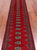 Red 2' 6" X 12' 0" Runner Silky Bokhara Handmade Wool Rug - Q24908
