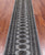 Grey 2' 6" X 12' 1" Runner Silky Bokhara Hand Knotted Wool Rug - Q24917